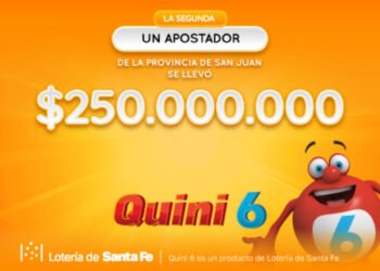 ¡UN SANJUANINO SE LLEVÓ $250 MILLONES EN EL QUINI 6!