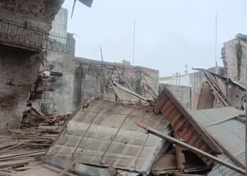 Se derrumbó parte de la Recova: La Municipalidad toma medidas urgentes