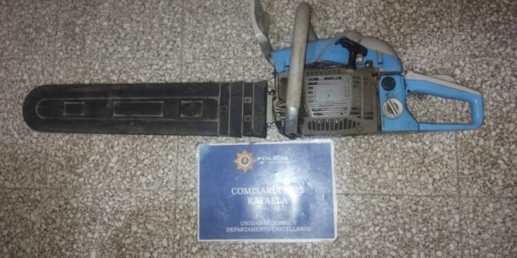 «Para poder tener algo de plata»: la policía secuestró una motosierra a un joven