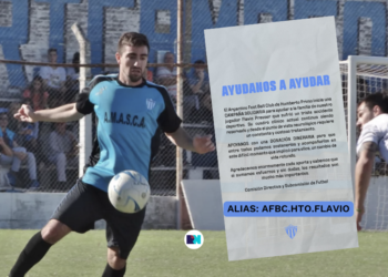 Campaña solidaria en apoyo al futbolista Flavio Presser