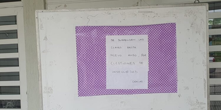 La inseguridad pone en jaque al 2 de Abril: suspendieron clases en la escuela
