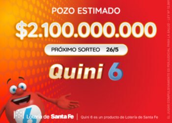 ESTE DOMINGO EL QUINI 6 SE VIENE CON UN POZO INCREÍBLE DE $2.100 MILLONES ESTIMADOS