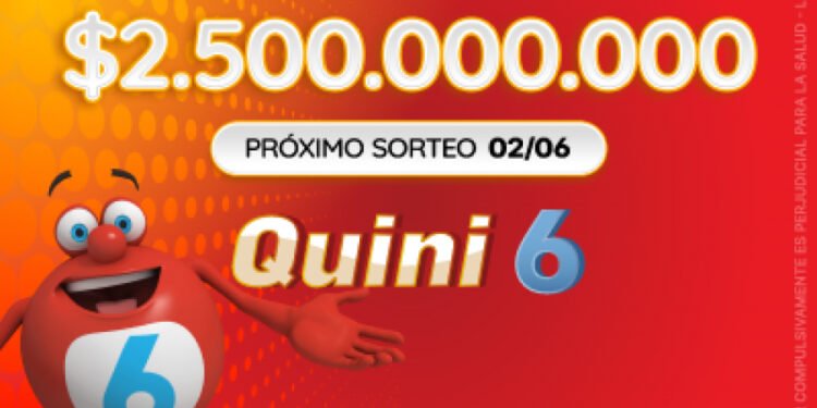 ESTE DOMINGO EL QUINI 6 PONE EN JUEGO UN POZO INCREÍBLE DE $2.500 MILLONES ESTIMADOS