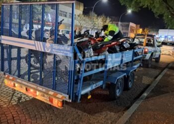 Retuvieron una moto cada 6 minutos en el microcentro de la ciudad