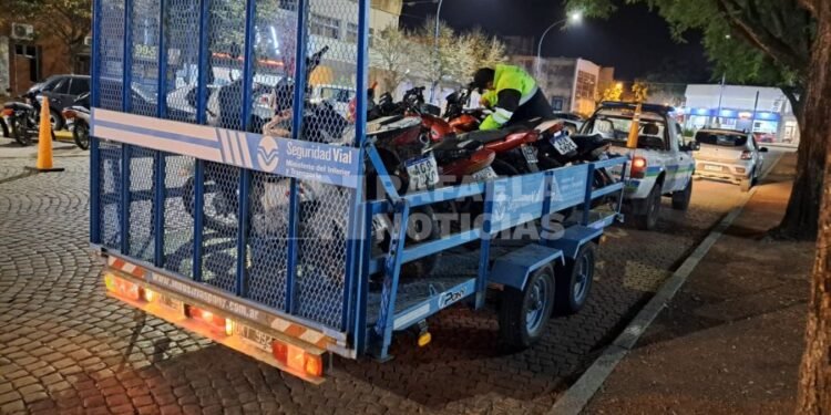 Retuvieron una moto cada 6 minutos en el microcentro de la ciudad
