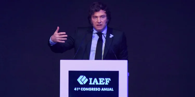 Milei: «Voy a vetar proyectos del Congreso que nos rompan el equilibrio fiscal»