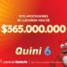 ¡DOS APOSTADORES SE REPARTIERON MÁS DE $365 MILLONES EN EL QUINI 6!