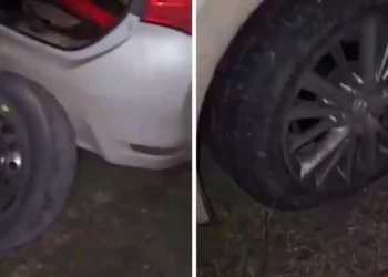 Reclamos históricos El diputado santafesino Scarpin reventó dos cubiertas en la Ruta 11