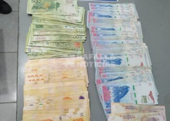 Mega operativo para detener a un joven y secuestrar dinero