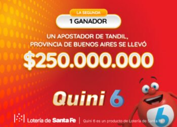 ¡UN APOSTADOR SE LLEVÓ $250 MILLONES EN EL QUINI 6!