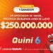 ¡UN APOSTADOR SE LLEVÓ $250 MILLONES EN EL QUINI 6!