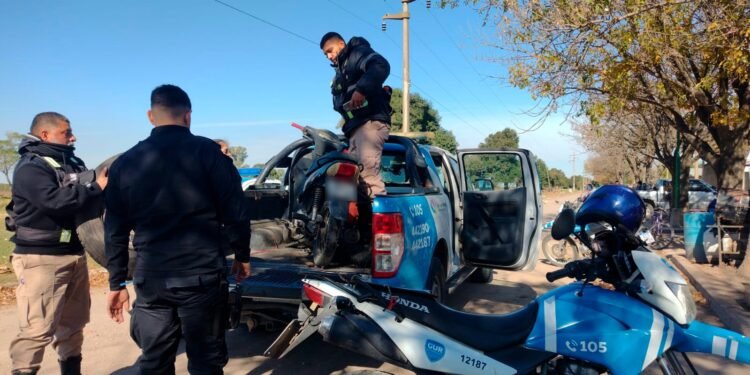 El Centro de Monitoreo actuó en la recuperación de una motocicleta robada hace seis meses
