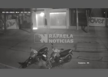 Video: un roba ruedas captado por cámaras