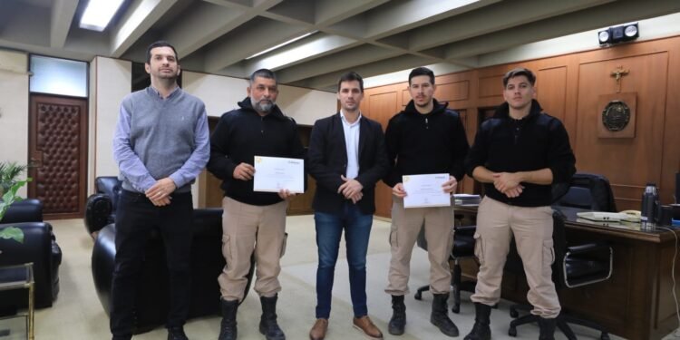 El Intendente reconoció a integrantes de la GUR por su acción ciudadana