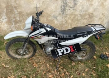 PDI recuperó una motocicleta robada en San Cristóbal