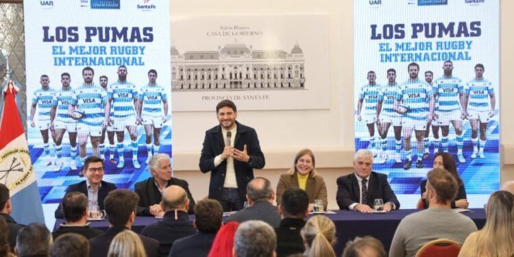 Presentaron el partido de Los Pumas en Santa Fe