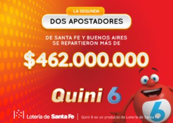 DOS APOSTADORES SE LLEVARON MÁS DE $462 MILLONES EN EL QUINI 6