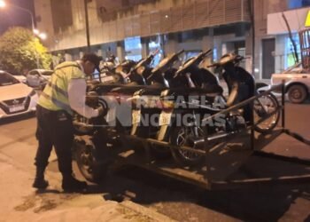 Se endurecen los controles: 10 motos retenidas en pocos minutos