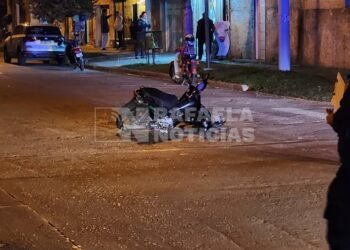 Una persona fue hospitalizada tras un fuerte accidente en Bo. Central Córdoba