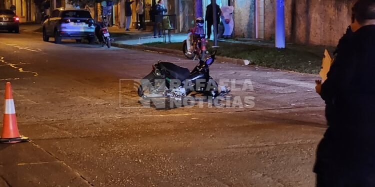 Una persona fue hospitalizada tras un fuerte accidente en Bo. Central Córdoba