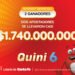 DOS APOSTADORES SE LLEVARON MÁS DE $1.740 MILLONES EN EL QUINI 6