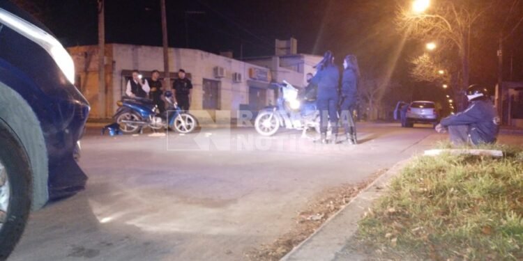 Manejaba ebrio en moto y chocó contra otra moto