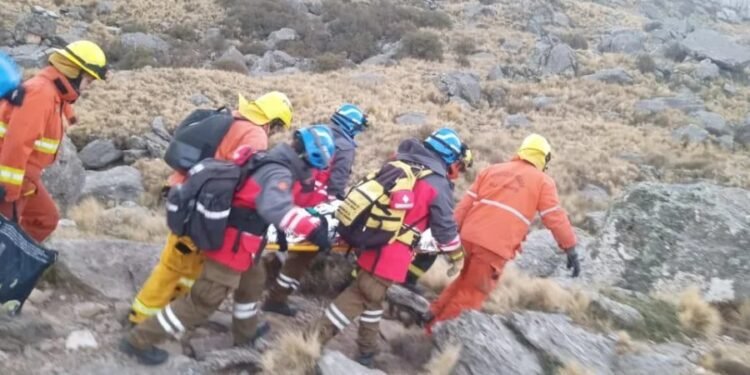 Un rafaelino que escalaba el Champaquí debió ser rescatado