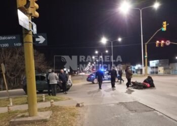 Accidente en el trayecto urbano de la Ruta Nacional 34