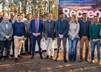 Inversión Pullaro anunció un amplio plan de obra pública para Recreo