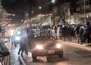 Rafaela trasnochó para festejar otro título de la Scaloneta