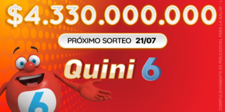 ¡QUINI VACANTE! AUMENTA EL POZO RÉCORD Y SE VIENEN $4.330 MILLONES