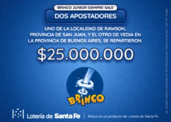 ¡DOS APOSTADORES SE REPARTIERON LOS $25 MILLONES DEL BRINCO JUNIOR SIEMPRE SALE!
