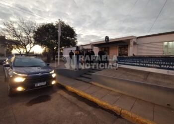 Para prevenir delitos, la Policía Federal recorrió barrios de Rafaela