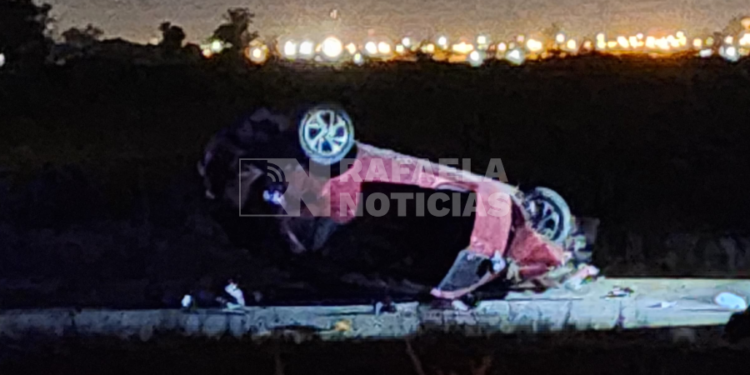 Accidente fatal en la Variante Rafaela: volcó un auto y una persona perdió la vida