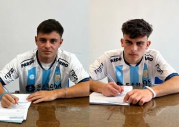 Atlético de Rafaela: Lisandro Merlino y Enzo Wuattier firmaron sus primeros contratos