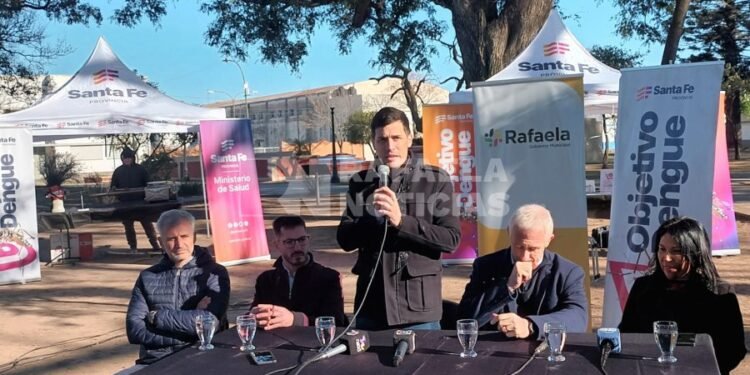 Presentaron el programa Objetivo Dengue: Rafaela será punta de lanza en la campaña provincial de prevención