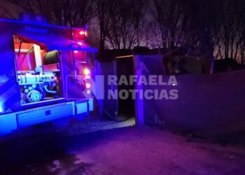 Susto por un incendio en una vivienda del Asentamiento Sur
