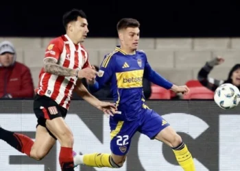 Liga Profesional Boca y Estudiantes empataron con un final polémico