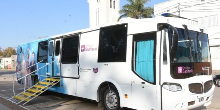 El Ómnibus Sanitario se encuentra en barrio Pizzurno