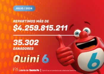 Quini 6 repartió más $4.200 millones en julio