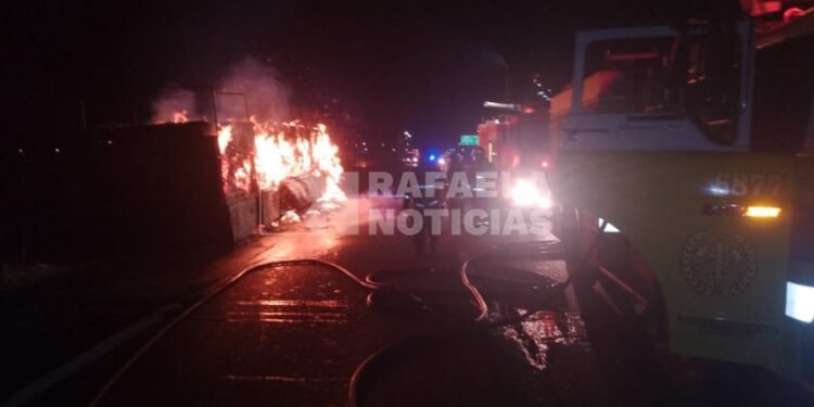 Accidente fatal en la Variante de la 34: un conductor falleció calcinado
