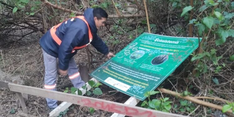 Vandalizaron el Bosquecito Besaccia