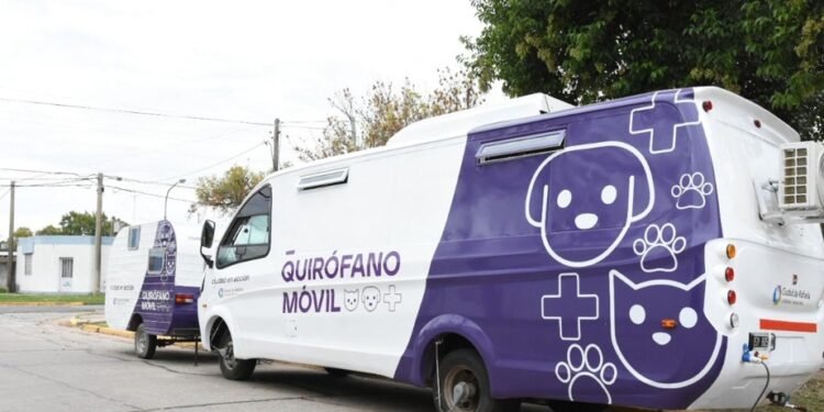 El Quirófano Móvil se traslada al barrio Malvinas Argentinas