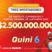 Tres apostadores se llevaron casi $2.500 millones en el Quini 6