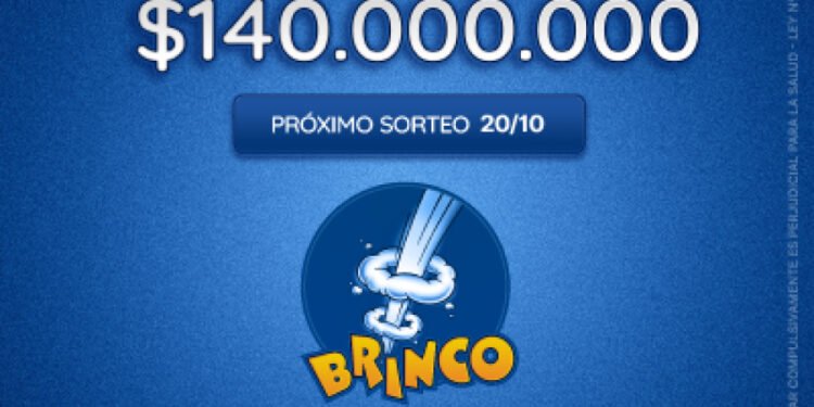 Jugá este domingo al Brinco por un increíble pozo de $140 millones