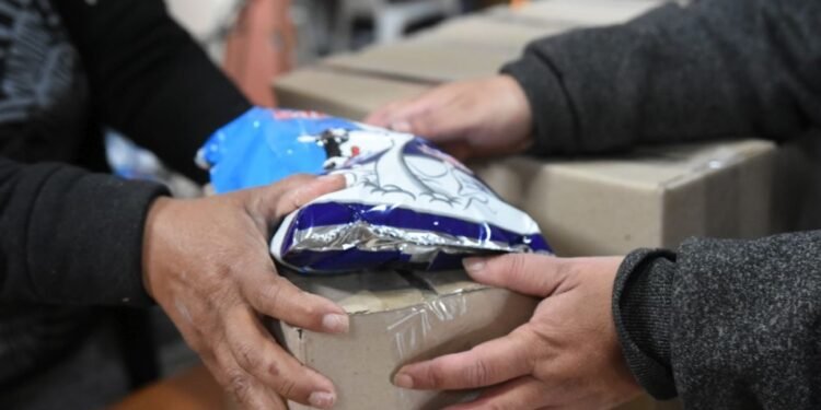 Finaliza la entrega del refuerzo alimentario de este mes