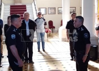 Asumió Carlos Pagano como nuevo jefe de la Unidad Regional V de Policía