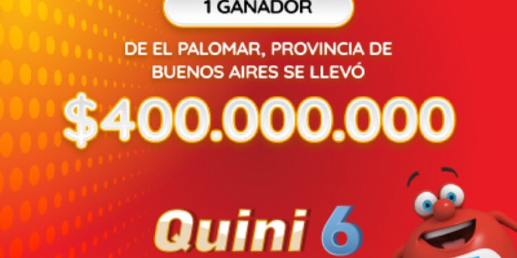¡Un apostador se llevó $400 millones en el Quini 6!