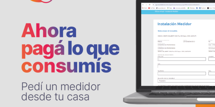 Aguas ofrece solicitar el medidor de agua desde tu casa