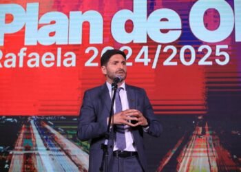 Pullaro en Rafaela: “La ciudad va a continuar con el ritmo de obra pública que venía teniendo”